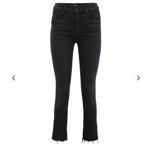 Mother The Stunner High Waist Jeans in Dark Gray
